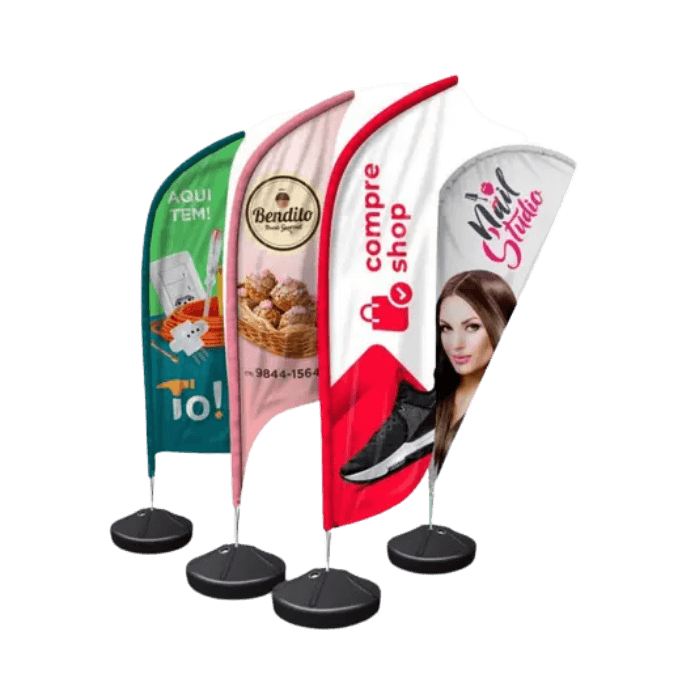 Banners e Wind Banners - exemplo
