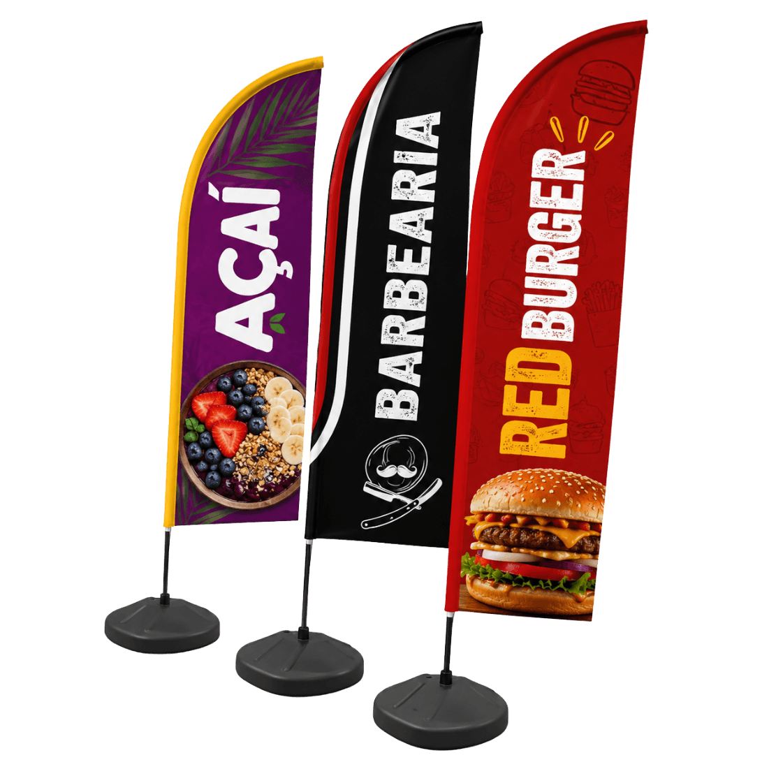 Banners e Wind Banners - exemplo