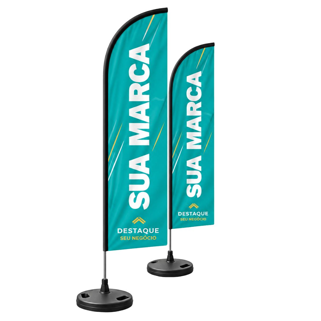 Banners e Wind Banners - exemplo