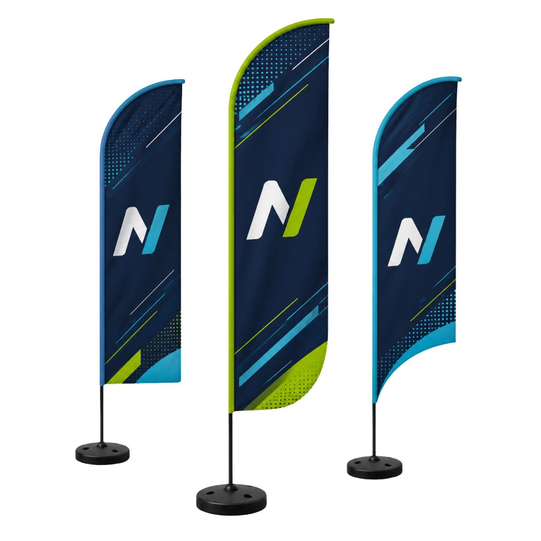 Banners e Wind Banners - exemplo